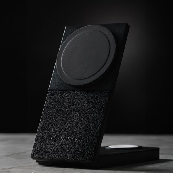 Native Union Rise 3 - in - 1 Qi2 Wireless Charger - bezprzewodowa ładowarka Qi2 15W do trzech urządzeń kompatybilna z MagSafe (sandstone)