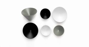 Gałka meblowa Conic 29 metalowa szara zieleń
