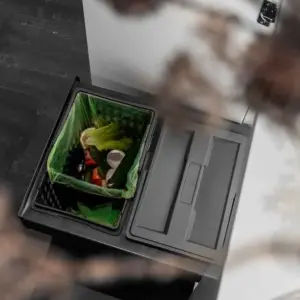 System pojemników do segregacji odpadów Select Base Eco Ciemnoszary