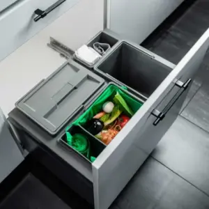 Pojemnik na odpady organiczne Hero Ciemnoszary