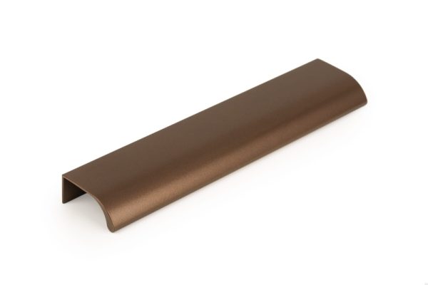 Uchwyt meblowy krawędziowy Ona 256 Aluminiowy Brązowy