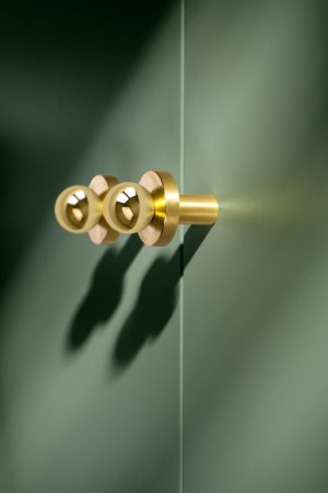 Gałka mosiężna POLA GOLD