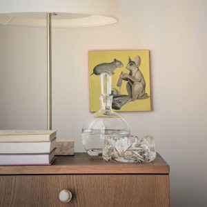 Gałka mosiężna POLA GOLD - WHITE