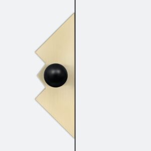 Mosiężny uchwyt PILLOW QUEEN + ODETE M BLACK