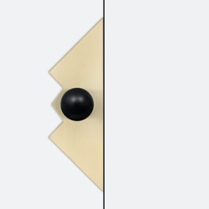 Mosiężny uchwyt PILLOW QUEEN + ODETE M BLACK