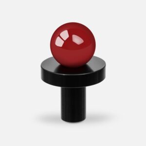 Gałaka meblowy POLA BLACK - RED