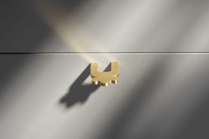 Uchwyt mosiężny ISA COCO 32 (XS) BRASS