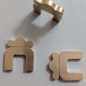 Uchwyt mosiężny ISA COCO 32 (XS) BRASS