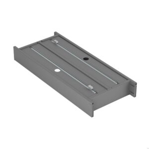 Wkład do szuflady na folię Flex Basic II Aluminiowy Ciemnoszary 200/500mm