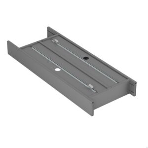 Wkład do szuflady na folię Flex Basic II Aluminiowy Ciemnoszary 200/550mm