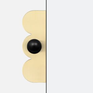 Uchwyt mosiężny PILLOW COUNTESS + ODETE M BLACK