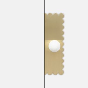 Uchwyt mosiężny PILLOW LACE 01 + ODETE 30 (M) WHITE