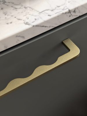 Uchwyt podłużny złoty ISA FLOUNCE GOLD 160 (M)