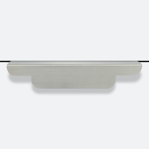 Uchwyt stalowy krawędziowy TILDA INOX MATT