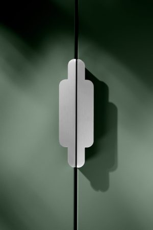 Uchwyt stalowy krawędziowy TILDA INOX MATT