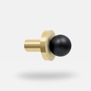 Wieszak mosiężny POLA GOLD - BLACK