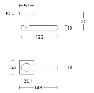 Klamka Formani BASICS LB7 - 19BSQ