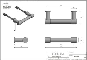 Klamka okienna Formani ONE PB120
