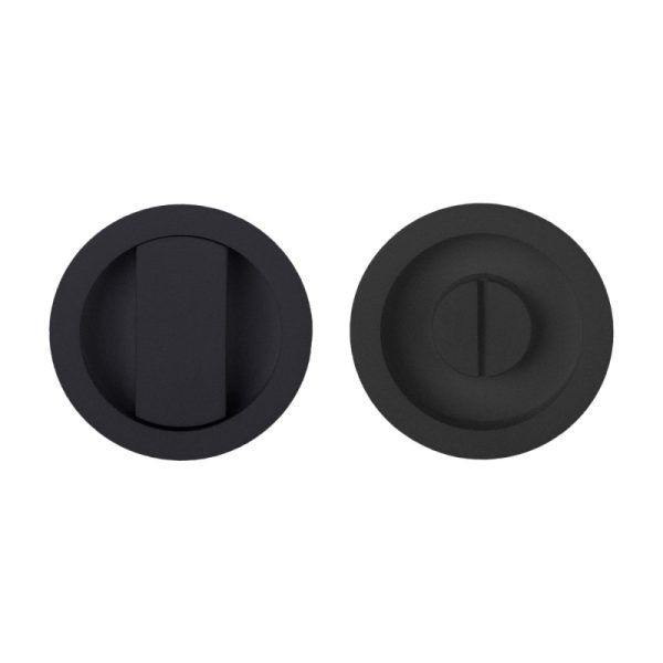 Uchwyt do drzwi przesuwnych Formani TIMELESS WC LB57S - Czarny mat