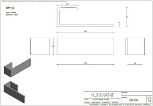 Klamka Formani TIMELESS BM100 - Stal nierdzewna satynowa