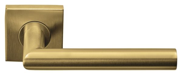 Klamka drzwiowa Formani BASICS LB2 - 19BSQ - Złoty satynowy PVD