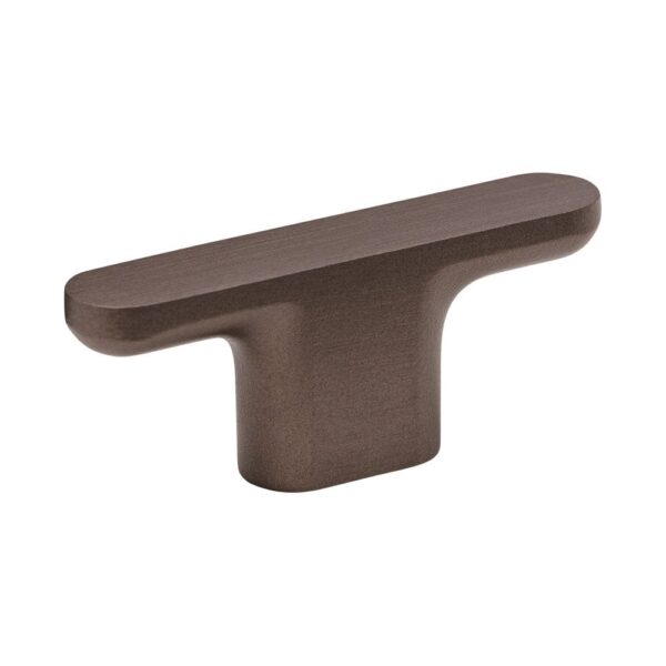 Gałka meblowa T - Bar Vibe Plain Metalowa Ciemna Brązowa