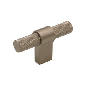 Gałka meblowa T - Bar Helix Srebrna Metalowa Szczotkowana (Inox Look)