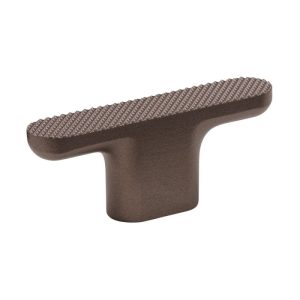 Gałka meblowa T - Bar Vibe Grip Metalowa Ciemna Brązowa