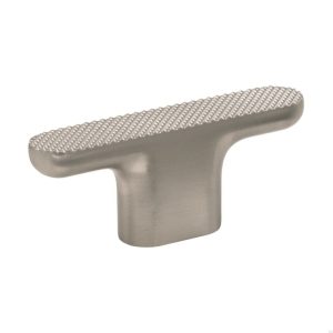 Gałka meblowa T - Bar Vibe Grip Metalowa Srebrna Szczotkowana