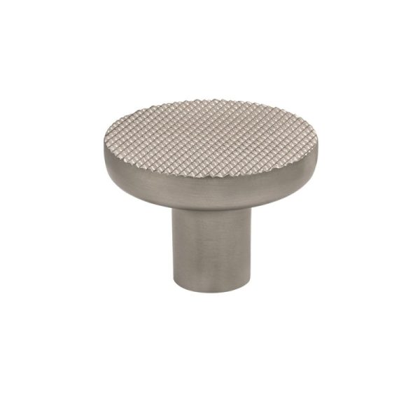 Gałka meblowa Vibe Grip 38 Metalowa Srebrna Szczotkowana