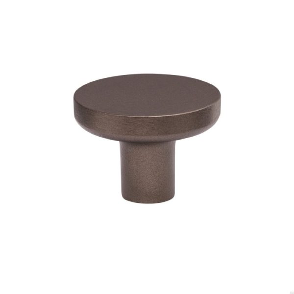 Gałka meblowa Vibe Plain 38 Metalowa Ciemna Brązowa
