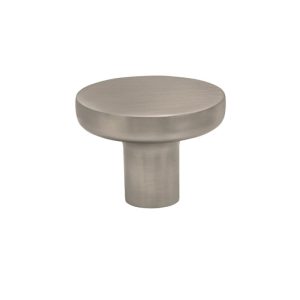Gałka meblowa Vibe Plain 38 Metalowa Srebrna Szczotkowana