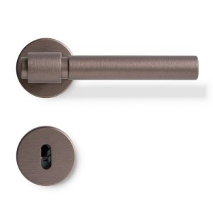 Klamka do drzwi Helix Plain 200 Metalowa Ciemny Brąz