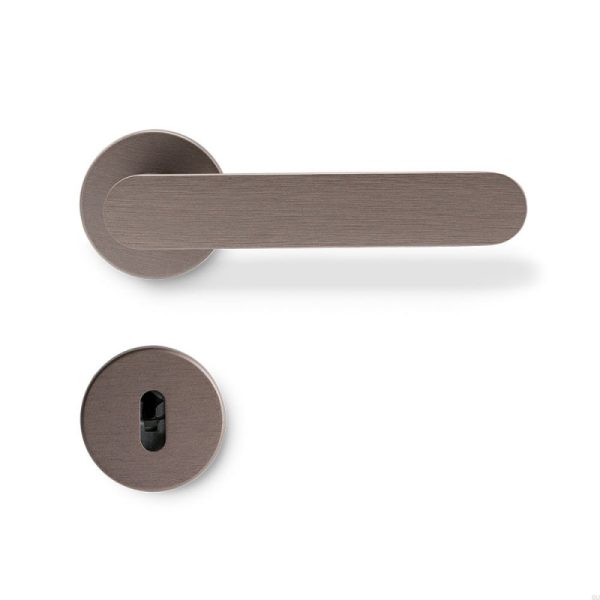Klamka do drzwi Vibe Plain Aluminiowa Ciemny Brąz