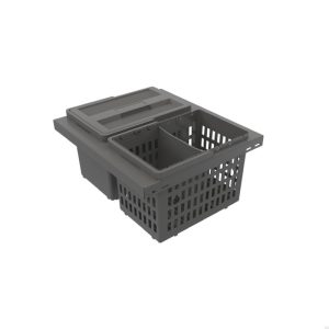 Pojemnik do recyklingu Cube Basic Low Eco 400 Ciemnoszary