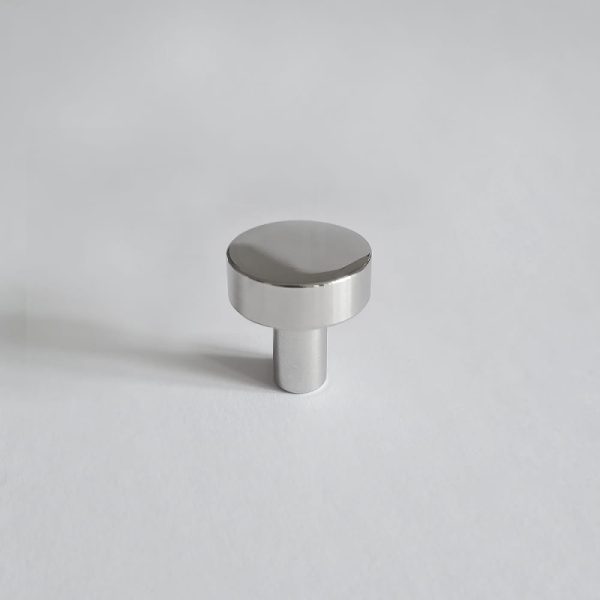 NENA S SHORT INOX POLISHED uchwyt jednopunktowy stalowy polerowany nielakierowany