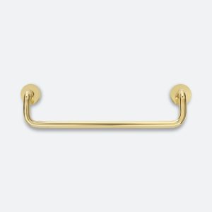 AVA BRASS POLISHED uchwyt meblowy podłużny mosiężny polerowany lakierowany