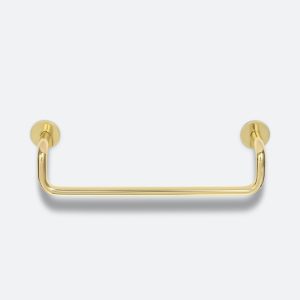 AVA BRASS POLISHED uchwyt meblowy podłużny mosiężny polerowany lakierowany