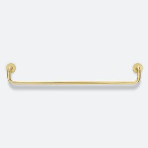 AVA L BRASS POLISHED uchwyt meblowy podłużny mosiężny polerowany lakierowany