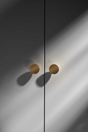 Gałka mosiężna LUNA M BRASS POLISHED