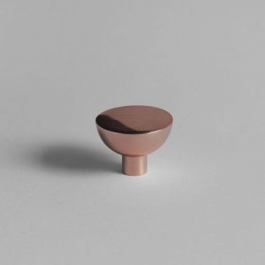 Gałka meblowa LUNA M COPPER POLISHED