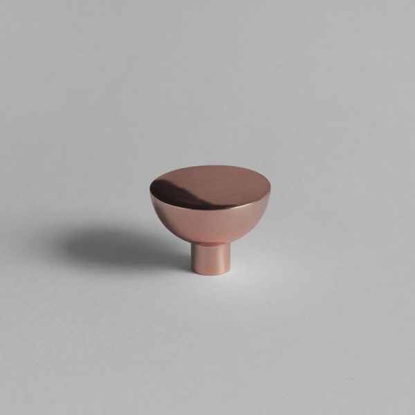 Gałka meblowa LUNA M COPPER POLISHED