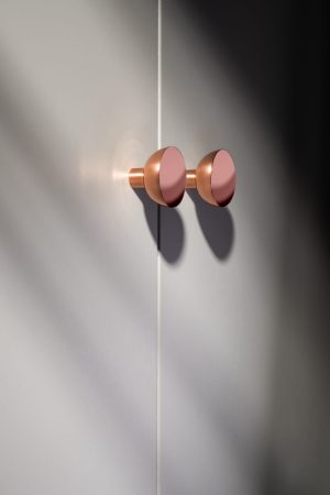 Gałka meblowa LUNA M COPPER POLISHED