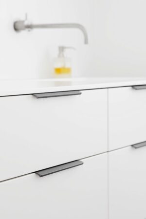 Uchwyt krawędziowy EDGE STRAIGHT 60mm - antrycyt