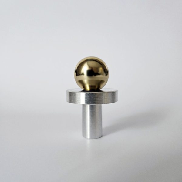 POLA SILVER - GOLD uchwyt jednopunktowy stal inox, lakierowany