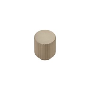 Gałka meblowa Helix Stripe Srebrna Metalowa Szczotkowana (Inox Look)