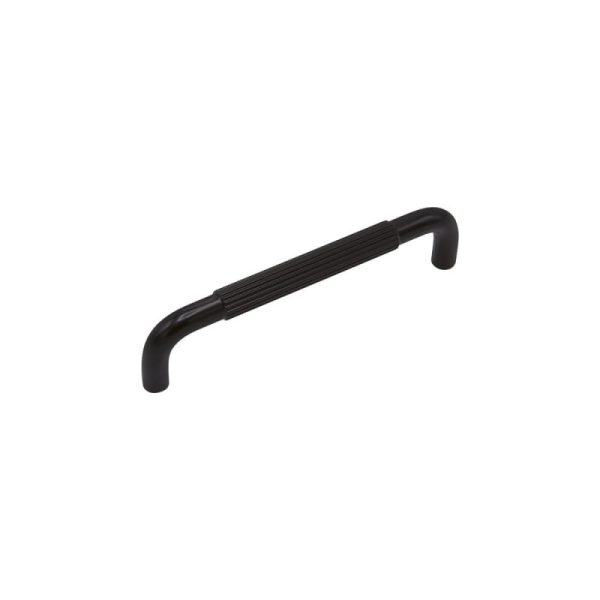 Uchwyt meblowy podłużny Helix Stripe 128 Aluminiowy Czarny