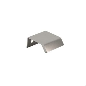 Uchwyt meblowy krawędziowy Side 40 Aluminiowy Srebrny Szczotkowany