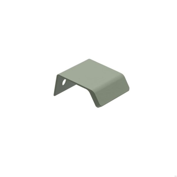 Uchwyt meblowy krawędziowy Side 40 Aluminiowy Zielony