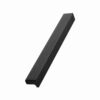 Długi uchwyt meblowy ELAN, dł. 1200 mm, czarny mat